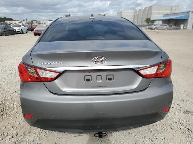 5NPEB4AC0EH918938 - 2014 HYUNDAI SONATA GLS GRAY photo 6