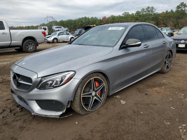 55SWF6EB4GU123588 - 2016 MERCEDES-BENZ C 450 4MATIC AMG GRAY photo 1