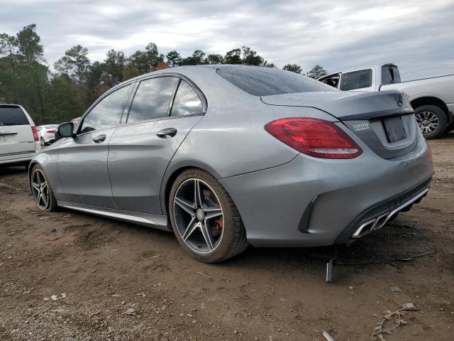 55SWF6EB4GU123588 - 2016 MERCEDES-BENZ C 450 4MATIC AMG GRAY photo 2