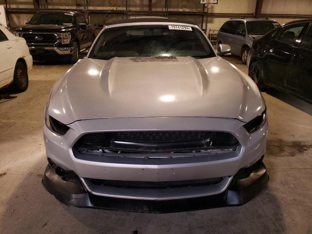 1FATP8EMXF5392764 - 2015 FORD MUSTANG SILVER photo 5