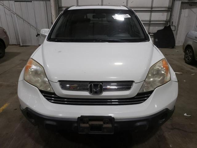 JHLRE38727C006762 - 2007 HONDA CR-V EXL WHITE photo 5