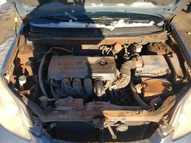 2T1KR32E85C900750 - 2005 TOYOTA COROLLA MA XR SILVER photo 11