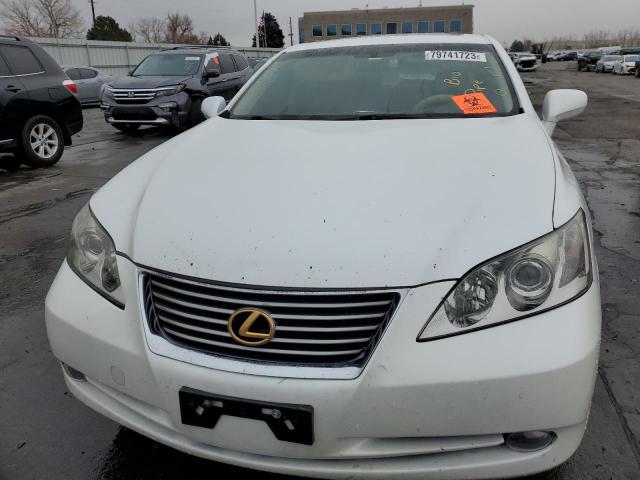 JTHBJ46G782254885 - 2008 LEXUS ES 350 WHITE photo 5