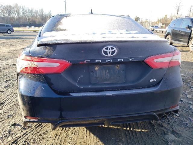 4T1B11HK3KU250695 - 2019 TOYOTA CAMRY L BLUE photo 6