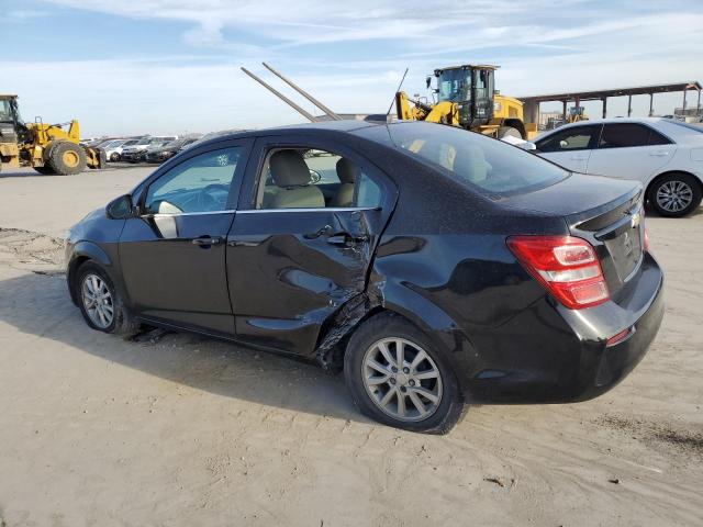 1G1JD5SH6H4146909 - 2017 CHEVROLET SONIC LT BLACK photo 2