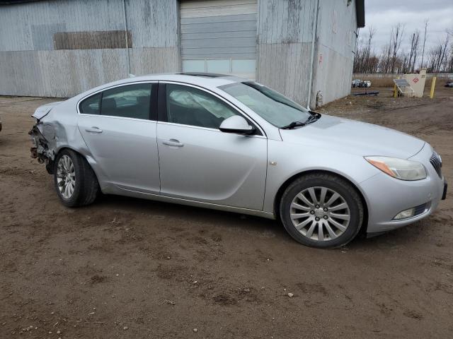 W04GP5EC8B1001060 - 2011 BUICK REGAL CXL SILVER photo 4