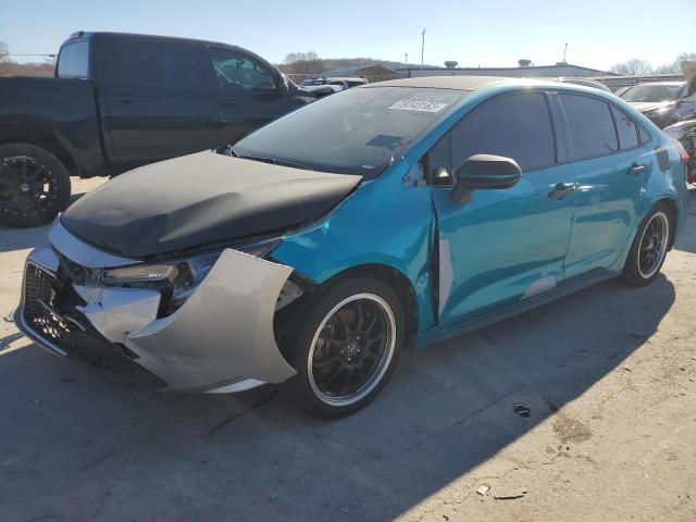 JTDEPMAEXMJ127891 - 2021 TOYOTA COROLLA LE TURQUOISE photo 1