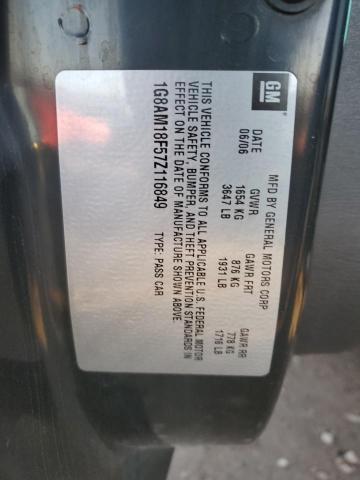 1G8AM18F57Z116849 - 2007 SATURN ION LEVEL 2 灰色 照片 12