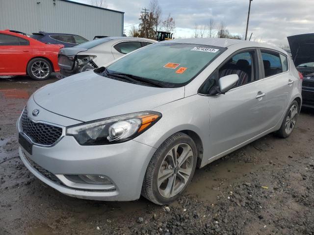 KNAFX5A86G5603794 - 2016 KIA FORTE EX SILVER photo 1