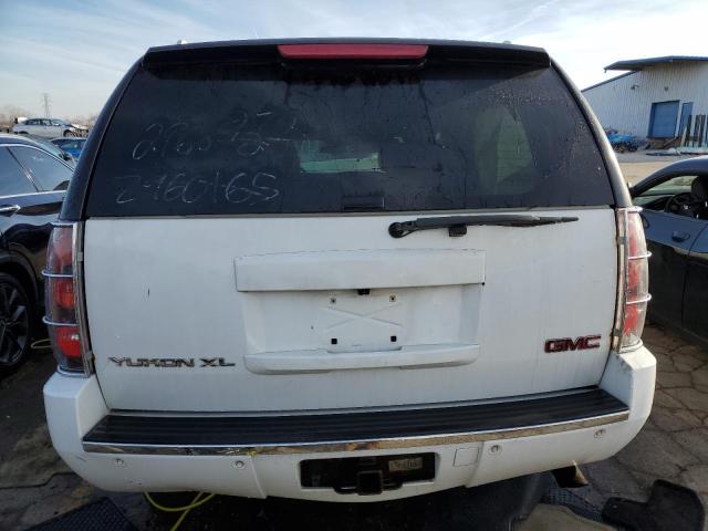 1GKFK66837J345536 - 2007 GMC YUKON XL DENALI WHITE photo 6