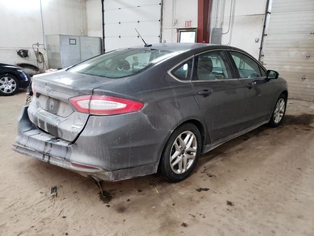 3FA6P0HD2FR183249 - 2015 FORD FUSION SE GRAY photo 3