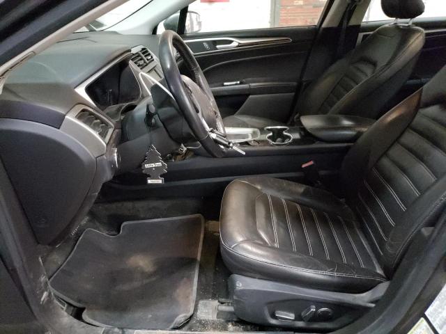 3FA6P0HD2FR183249 - 2015 FORD FUSION SE GRAY photo 7