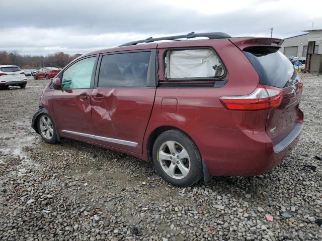 5TDKK3DC5FS655818 - 2015 TOYOTA SIENNA LE RED photo 2