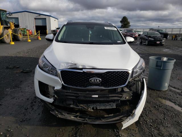 5XYPHDA52JG395576 - 2018 KIA SORENTO EX WHITE photo 5