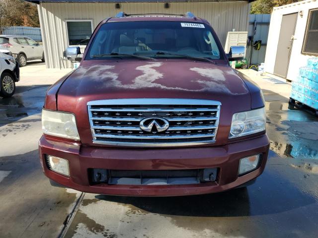 5N3ZA0ND9AN902234 - 2010 INFINITI QX56 BURGUNDY photo 5