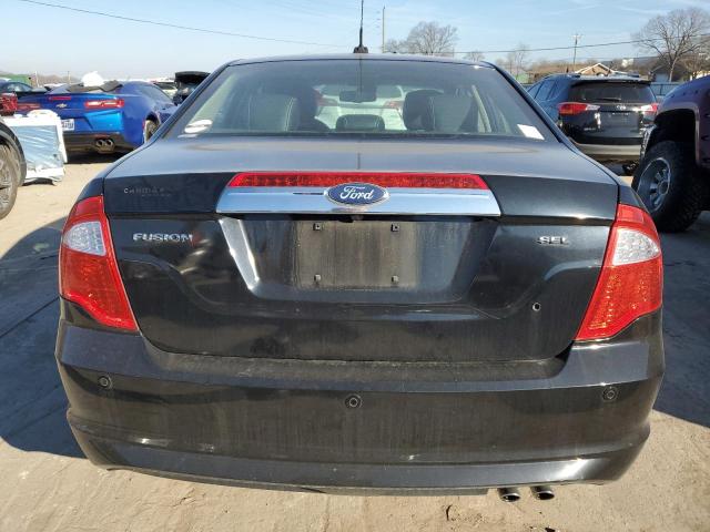 3FAHP0JA1CR162414 - 2012 FORD FUSION SEL BLACK photo 6