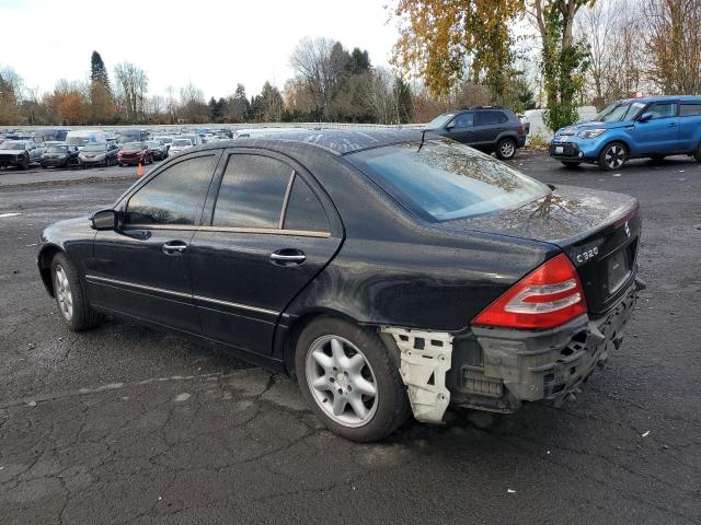 WDBRF64J21F091734 - 2001 MERCEDES-BENZ C 320 BLACK photo 2