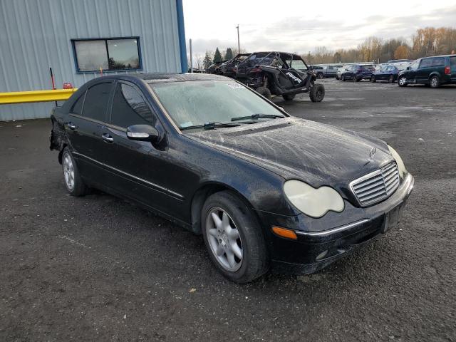 WDBRF64J21F091734 - 2001 MERCEDES-BENZ C 320 BLACK photo 4