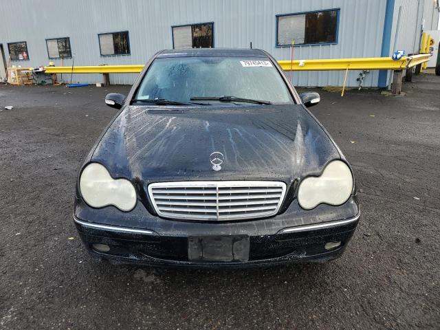 WDBRF64J21F091734 - 2001 MERCEDES-BENZ C 320 BLACK photo 5