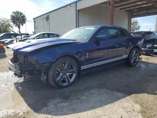 1ZVBP8KS9B5124112 - 2011 FORD MUSTANG SHELBY GT500 BLUE photo 1