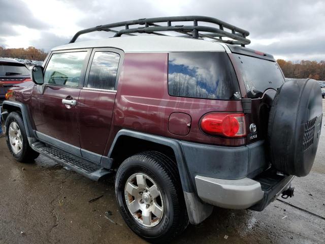 JTEBU11F170012010 - 2007 TOYOTA FJ CRUISER BURGUNDY photo 2