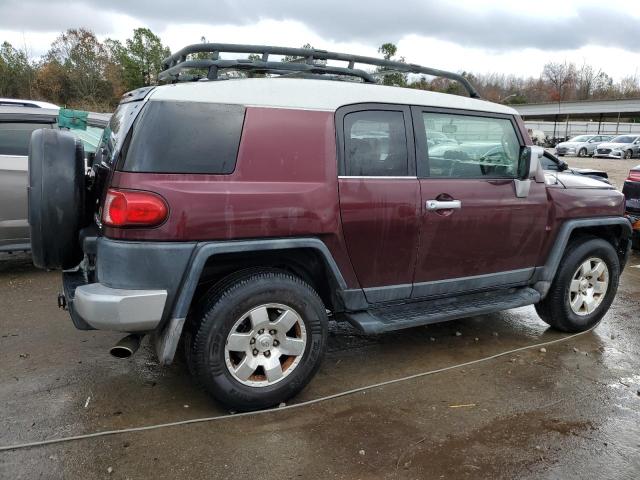 JTEBU11F170012010 - 2007 TOYOTA FJ CRUISER BURGUNDY photo 3