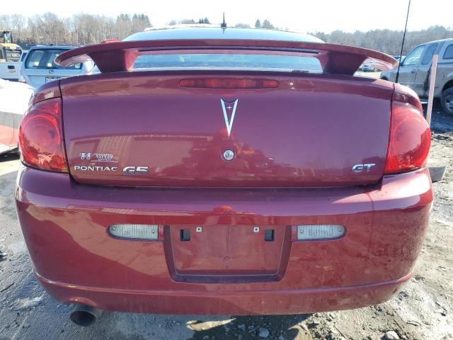 1G2AN18H797236787 - 2009 PONTIAC G5 GT MAROON photo 6