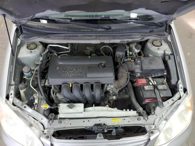 1NXBR32E04Z223786 - 2004 TOYOTA COROLLA CE SILVER photo 11