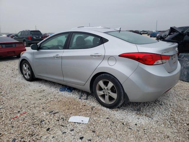 5NPDH4AE0DH280524 - 2013 HYUNDAI ELANTRA GLS SILVER photo 2