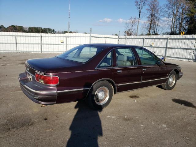 1G1BN52WXRR171865 - 1994 CHEVROLET CAPRICE CLASSIC LS BURGUNDY photo 3