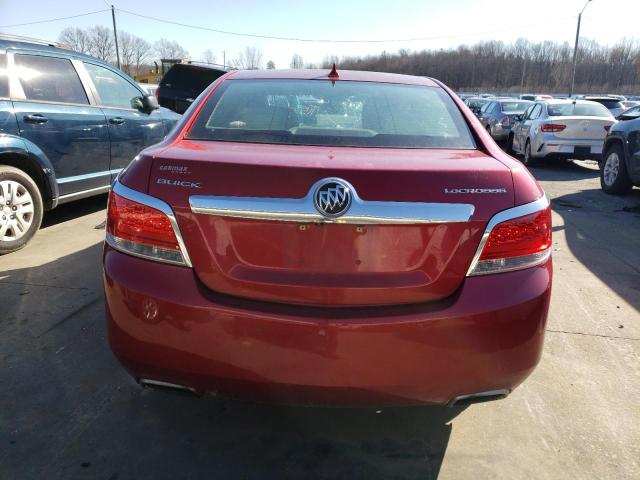 1G4GC5E3XDF313223 - 2013 BUICK LACROSSE RED photo 6