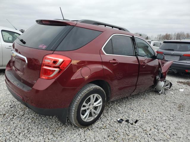 2GNALCEK9H1599916 - 2017 CHEVROLET EQUINOX LT BURGUNDY photo 3