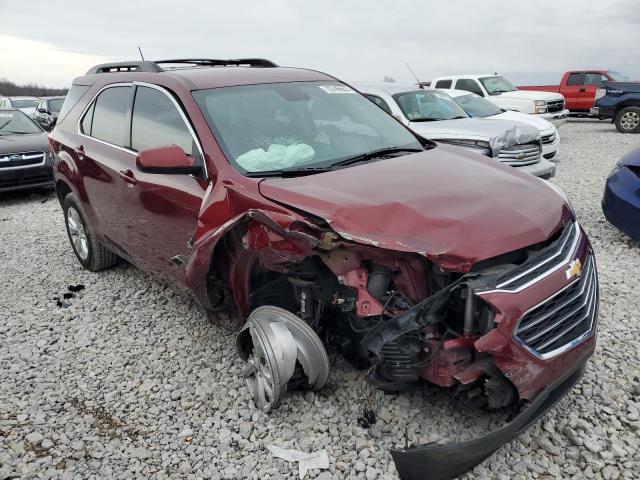 2GNALCEK9H1599916 - 2017 CHEVROLET EQUINOX LT BURGUNDY photo 4