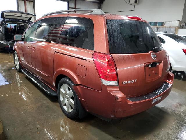 5N1BV28UX4N313896 - 2004 NISSAN QUEST S BROWN photo 2