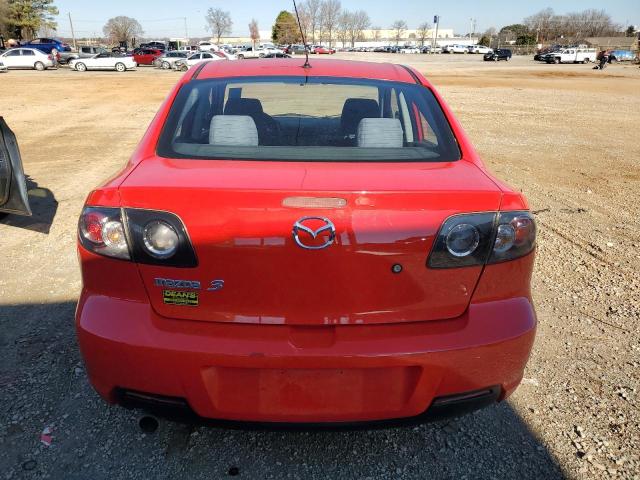 JM1BK324371671140 - 2007 MAZDA 3 S RED photo 6