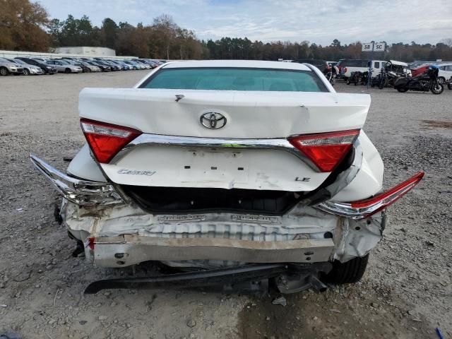 4T4BF1FK6GR568313 - 2016 TOYOTA CAMRY LE WHITE photo 6