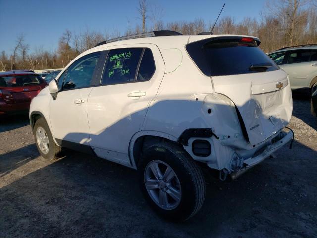 KL7CJPSM4NB565427 - 2022 CHEVROLET TRAX 1LT WHITE photo 2