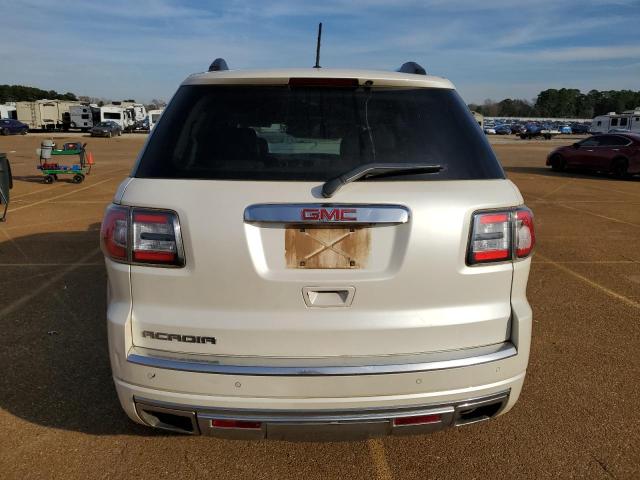 1GKKRTKD6EJ289908 - 2014 GMC ACADIA DENALI WHITE photo 6