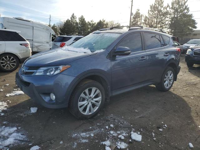 2T3DFREV5DW016494 - 2013 TOYOTA RAV4 LIMITED BLUE photo 1