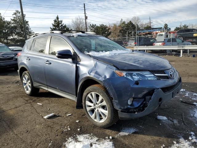 2T3DFREV5DW016494 - 2013 TOYOTA RAV4 LIMITED BLUE photo 4