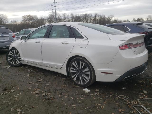 3LN6L5E9XHR647972 - 2017 LINCOLN MKZ RESERVE WHITE photo 2