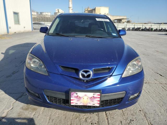 JM1BK343781866888 - 2008 MAZDA 3 HATCHBACK BLACK photo 5