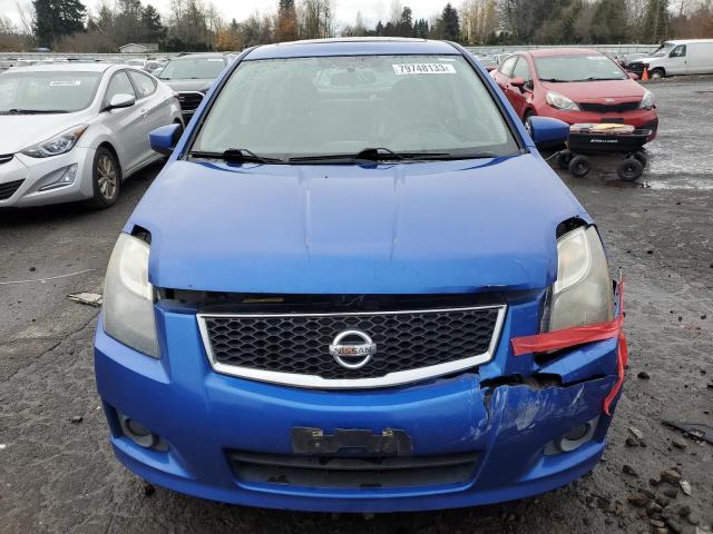 3N1AB6AP2CL781983 - 2012 NISSAN SENTRA 2.0 BLUE photo 5