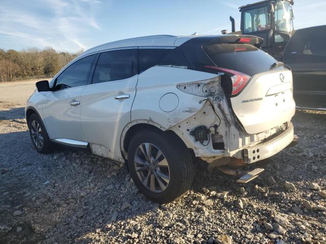 5N1AZ2MH7FN228722 - 2015 NISSAN MURANO S WHITE photo 2