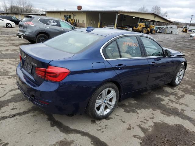 WBA8D9C56JA608388 - 2018 BMW 330 XI BLUE photo 3