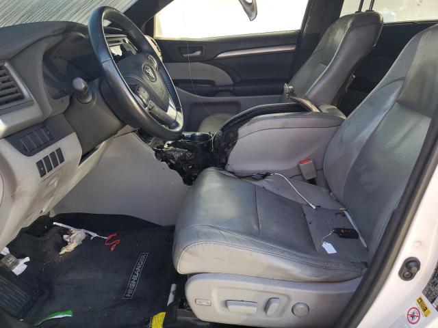 5TDKKRFH4FS042486 - 2015 TOYOTA HIGHLANDER XLE WHITE photo 7