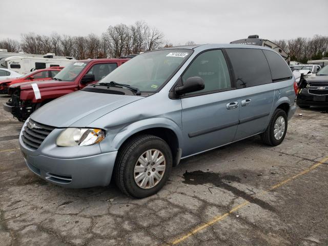 1A4GP45R76B563353 - 2006 CHRYSLER TOWN AND C TEAL photo 1