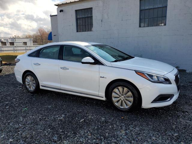 KMHE24L1XHA054063 - 2017 HYUNDAI SONATA HYBRID WHITE photo 4