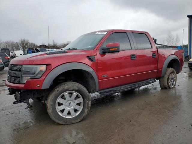 1FTFW1R63EFB75188 - 2014 FORD F150 SVT RAPTOR MAROON photo 1