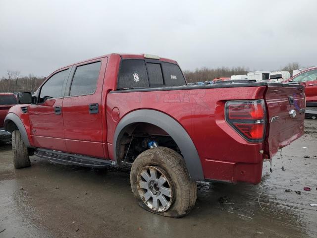 1FTFW1R63EFB75188 - 2014 FORD F150 SVT RAPTOR MAROON photo 2